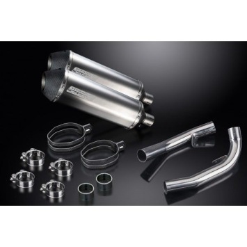 Delkevic slip-on kit X-Oval Titanium 343mm zonder e-keur - VTR1000SP1 (2000-2001)
