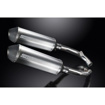 Delkevic slip-on kit X-Oval Titanium 343mm zonder e-keur - VTR1000SP1 (2000-2001)