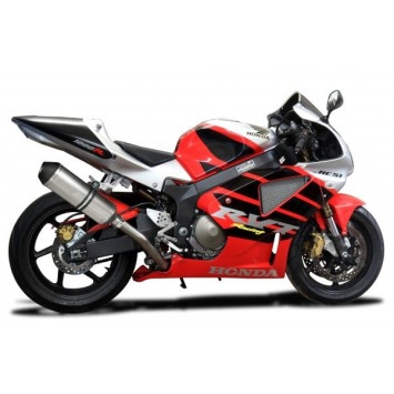 Delkevic slip-on kit X-Oval Titanium 343mm zonder e-keur - VTR1000SP1 (2000-2001)