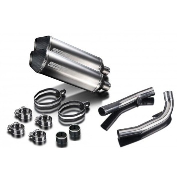 Delkevic slip-on kit X-Oval Titanium 343mm zonder e-keur - VTR1000SP1 (2000-2001)