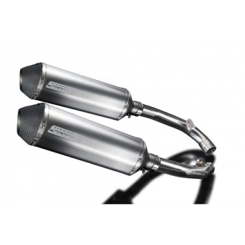 Delkevic slip-on kit X-Oval Titanium 343mm zonder e-keur - VTR1000SP1 (2000-2001)