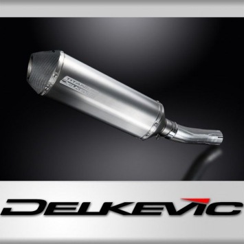 Delkevic slip-on kit X-Oval Titanium 343mm zonder e-keur - CB500X (2016-2019)