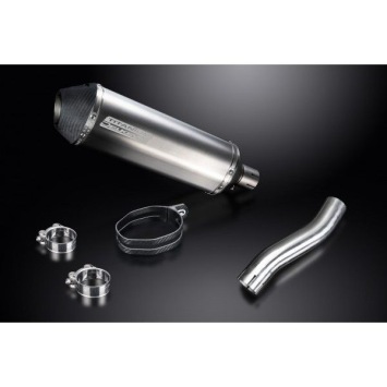 Delkevic slip-on kit X-Oval Titanium 343mm zonder e-keur - CB500X (2016-2019)