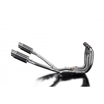 Delkevic volledig systeem Round Carbon 200mm zonder e-keur - GSX1300R HAYABUSA 2008-2019