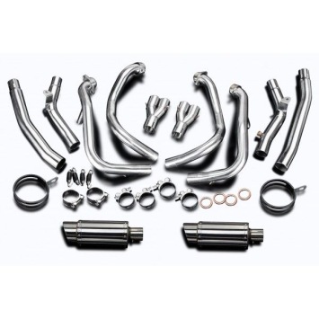 Delkevic volledig systeem Round RVS 200mm zonder e-keur - GSX1300R HAYABUSA 2008-2019