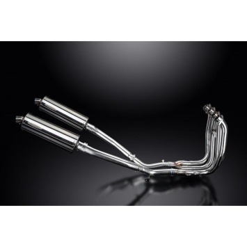 Delkevic volledig systeem Oval RVS 350mm zonder e-keur - GSX1300R HAYABUSA 2008-2019