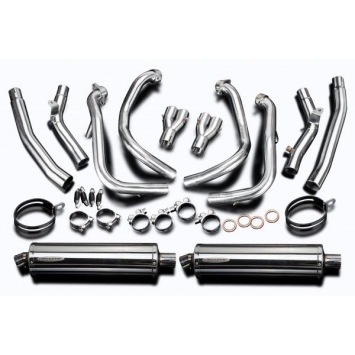 Delkevic volledig systeem Oval RVS 450mm zonder e-keur - GSX1300R HAYABUSA 2008-2019