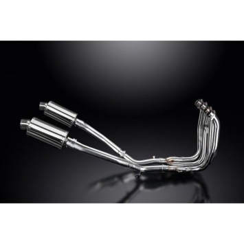 Delkevic volledig systeem Oval RVS 225mm zonder e-keur - GSX1300R HAYABUSA 2008-2019