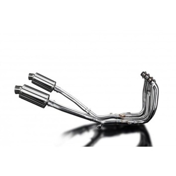 Delkevic volledig systeem Oval RVS 225mm zonder e-keur - GSX1300R HAYABUSA 2008-2019