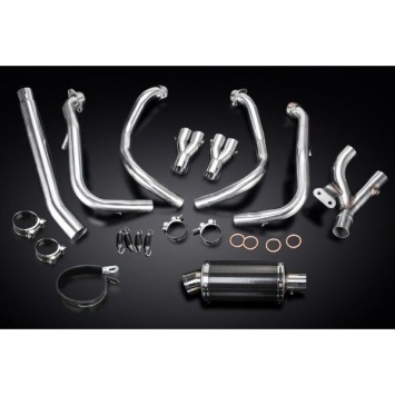 Delkevic volledig systeem Oval Carbon 225mm - GSX1300R HAYABUSA 2008-2019