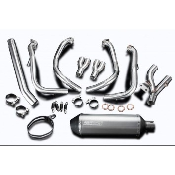 Delkevic volledig systeem X-Oval Titanium zonder e-keur - GSX1300R HAYABUSA 2008-2019