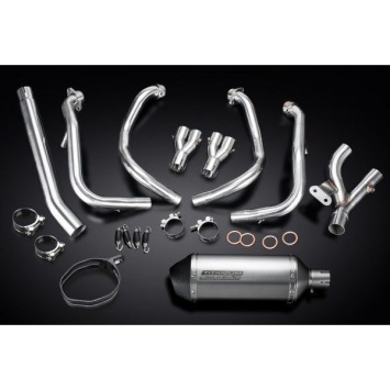 Delkevic volledig systeem X-Oval Titanium 260mm zonder e-keur - GSX1300R HAYABUSA 2008-2019