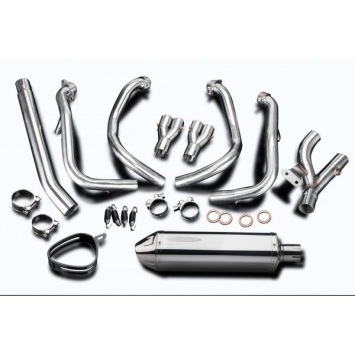 Delkevic volledig systeem Tri-Oval RVS 320mm zonder e-keur - GSX1300R HAYABUSA 2008-2019