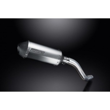 Delkevic slip-on kit X-Oval Titanium 260mm zonder e-keur - Z800 (2013-2016)