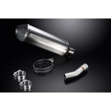 Delkevic slip-on kit X-Oval Titanium 343mm zonder e-keur - SV400 SV650 (1998-2002)