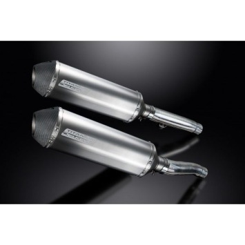 Delkevic slip-on kit X-Oval Titanium 343mm zonder e-keur - Trident Sprint 900 (1995-1997)