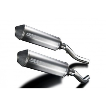 Delkevic slip-on kit X-Oval Titanium 343mm zonder e-keur - Z1000 (2003-2006)