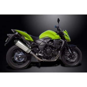 Delkevic slip-on kit X-Oval Titanium 343mm zonder e-keur - Z750 (2007-2012)