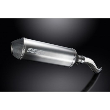 Delkevic slip-on kit X-Oval Titanium 343mm zonder e-keur - Z750 (2007-2012)