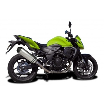 Delkevic slip-on kit X-Oval Titanium 343mm zonder e-keur - Z750 (2007-2012)