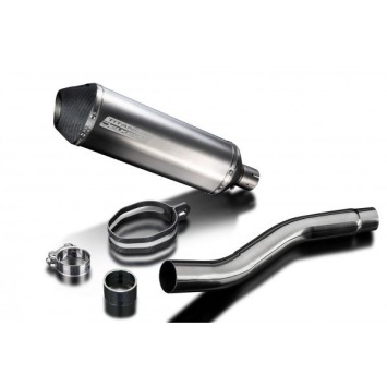 Delkevic slip-on kit X-Oval Titanium 343mm zonder e-keur - Z750 (2007-2012)