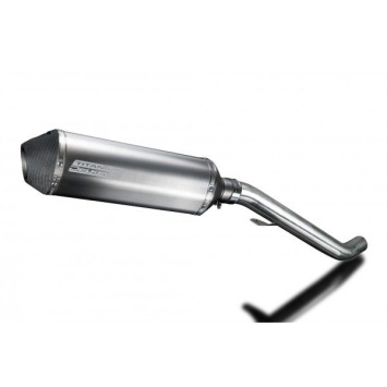 Delkevic slip-on kit X-Oval Titanium 343mm zonder e-keur - Street Triple 675 (2013-2016)