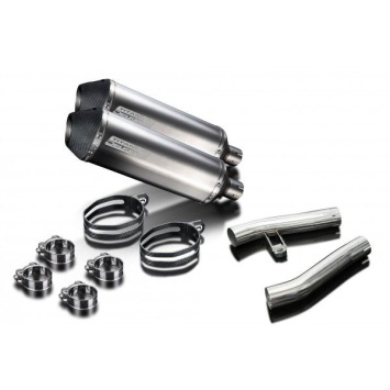 Delkevic slip-on kit X-Oval Titanium 343mm zonder e-keur - ZZR1200 (2002-2005)