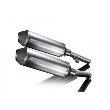 Delkevic slip-on kit X-Oval Titanium 343mm zonder e-keur - ZZR1200 (2002-2005)