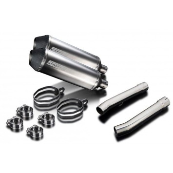 Delkevic slip-on kit X-Oval Titanium 343mm zonder e-keur - X11 CB1100SF (1999-2002)