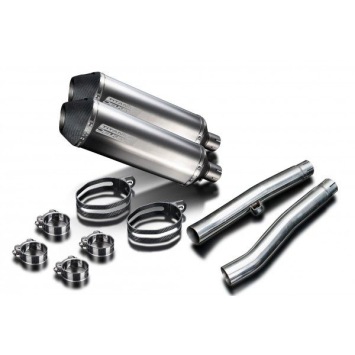 Delkevic slip-on kit X-Oval Titanium 343mm zonder e-keur - Trophy 1200 (1991-1993)