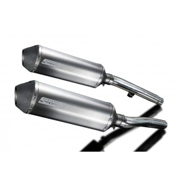 Delkevic slip-on kit X-Oval Titanium 343mm zonder e-keur - Trophy 1200 (1991-1993)