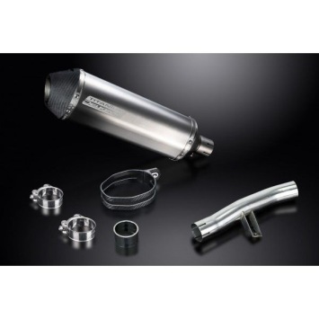 Delkevic slip-on kit X-Oval Titanium 343mm zonder e-keur - CB1100A (2013-2017)
