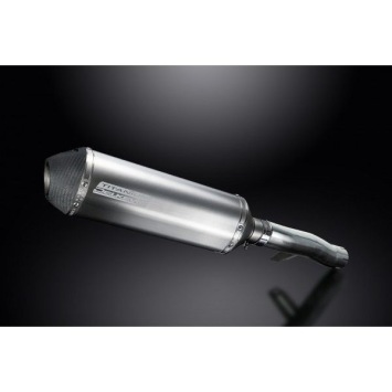 Delkevic slip-on kit X-Oval Titanium 343mm zonder e-keur - CB1100A (2013-2017)