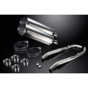 Delkevic slip-on kit X-Oval Titanium 343mm zonder e-keur - XL1000V Varadero (1999-2014)