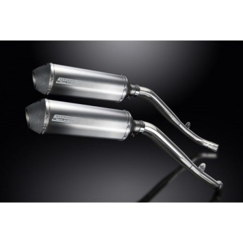 Delkevic slip-on kit X-Oval Titanium 343mm zonder e-keur - XL1000V Varadero (1999-2014)