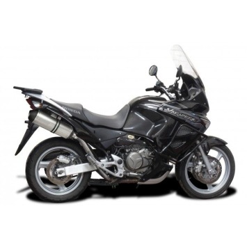 Delkevic slip-on kit X-Oval Titanium 343mm zonder e-keur - XL1000V Varadero (1999-2014)