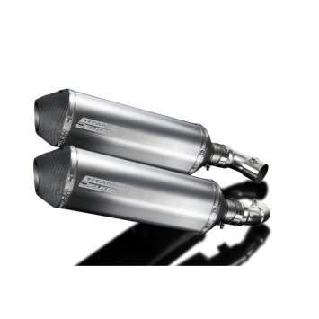 Delkevic slip-on kit X-Oval Titanium 343mm zonder e-keur - Monster 696 (2008-2014)