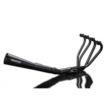 Delkevic volledig systeem Megaphone RVS 550mm zonder e-keur - CB550F Supersport (1975-1977)