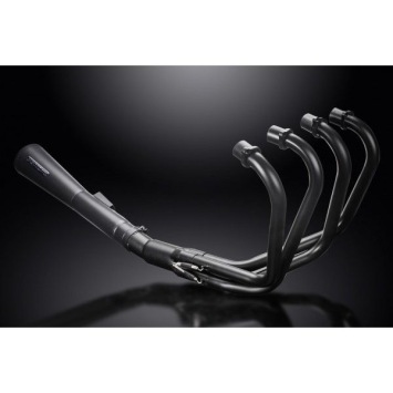 Delkevic volledig systeem Megaphone RVS 550mm zonder e-keur - CB550K FOUR (1974-1976)