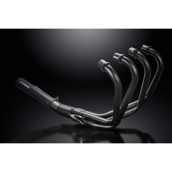 Delkevic volledig systeem Short Straight RVS 350mm zonder e-keur - CB550K FOUR (1974-1976)