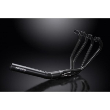 Delkevic volledig systeem Short Straight RVS 350mm zonder e-keur - CB550K FOUR (1974-1976)