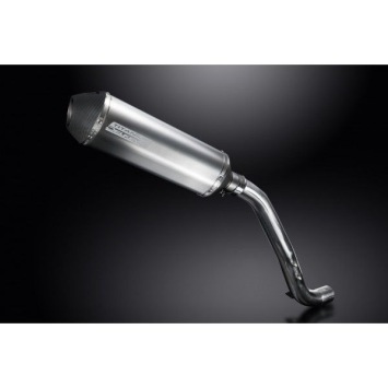 Delkevic slip-on kit X-Oval Titanium 343mm zonder e-keur - Tiger Sport 1050 (2013-2017)