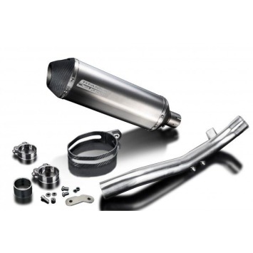 Delkevic slip-on kit X-Oval Titanium 343mm zonder e-keur - Tiger Sport 1050 (2013-2017)