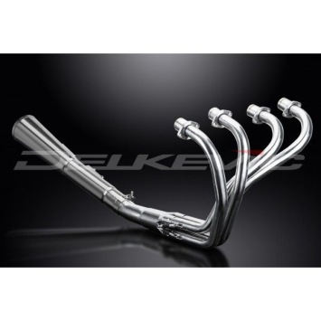 Delkevic volledig systeem Megaphone RVS 550mm zonder e-keur - CB400F CB400 Four (1975-1977)