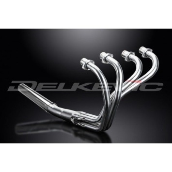 Delkevic volledig systeem Short Straight RVS 350mm zonder e-keur - CB400F CB400 Four (1975-1977)