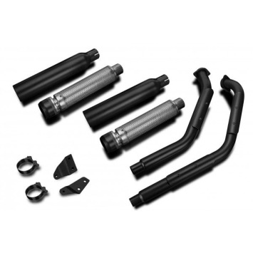 Delkevic volledig systeem Round RVS 410mm zonder e-keur - VL800 Intruder Volusia (2001-2016)