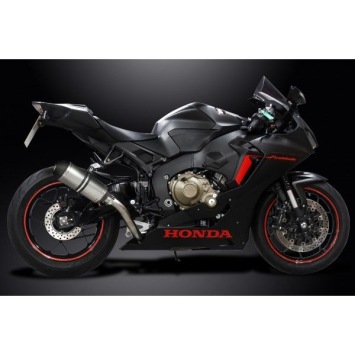 Delkevic slip-on kit X-Oval Titanium 260mm zonder e-keur - CBR1000RR (2017-2019)