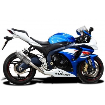 Delkevic volledig systeem Oval RVS 225mm zonder e-keur - GSX-R1000 (2012-2016)