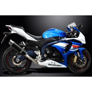 Delkevic volledig systeem Round Carbon 350mm zonder e-keur - GSX-R1000 (2012-2016)