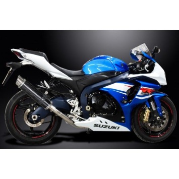 Delkevic volledig systeem Round Carbon 350mm zonder e-keur - GSX-R1000 (2012-2016)